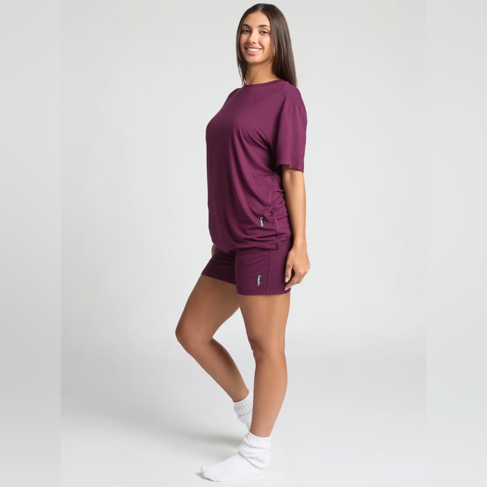 Comfrt Cloud Tee Plum NWT Medium - Picture 2 of 4